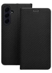  Smart Samsung Galaxy S25 FE Luna Book Carbon dėklas, juoda, 1 nuotrauka