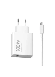 Xiaomi greitas tinklo įkroviklis su USB-A jungtimi ir USB-C laidu - 100W, 1 nuotrauka