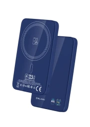 Blavec BJ-04 MagSafe belaidė išorinė baterija - 5000 mAh, mėlyna, 1 nuotrauka
