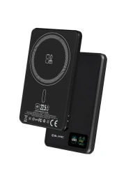 Blavec BJ-03 MagSafe išorinė baterija - 5000 mAh, juoda, 1 nuotrauka