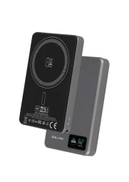 Blavec BJ-03 MagSafe išorinė baterija - 10000 mAh, pilka, 1 nuotrauka