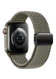 Techprotect Apple Watch 44 45 46 49 mm Nylonmag dirželis, alyvuogių, 1 nuotrauka