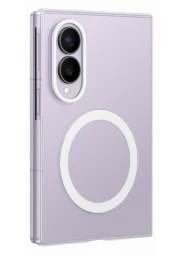 Samsung Galaxy Fold8 skaidrus magnetinis dėklas, skaidri, 1 nuotrauka