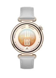 Huawei GT7 41mm. auksinis, pilka odine apyrankė, 1 nuotrauka