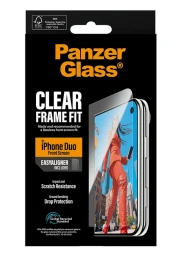 Panzerglass iPhone Duo apsauginis stikliukas, skaidri, 1 nuotrauka