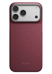 Pitaka iPhone 18 Pro Max 17 Pro Max Edge dėklas, Burgundiškas, 1 nuotrauka