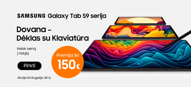 Samsung Galaxy Tab S9 serija akcija dovana