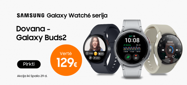 Samsung Galaxy Watch6 serija dovana akcija