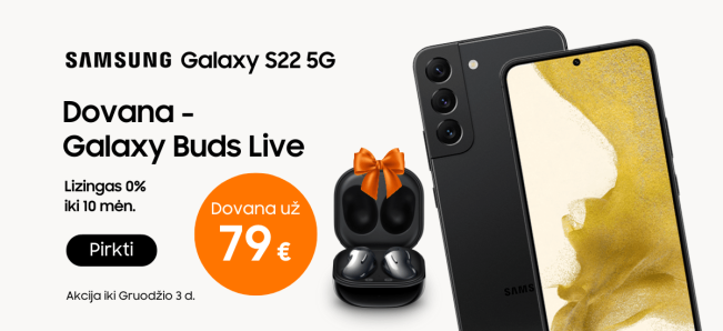 Samsung Galaxy S22 akcija dovana