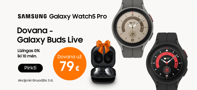 Samsung Galaxy Watch5 Pro akcija dovana