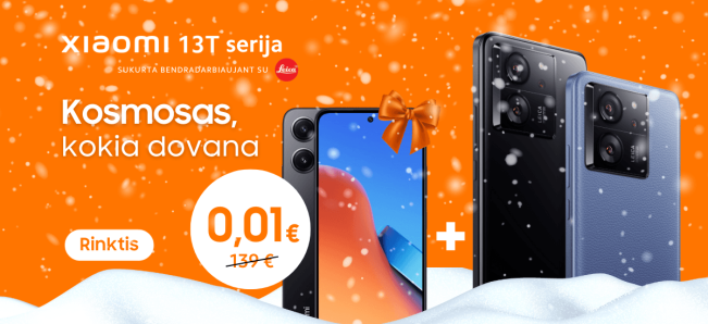 Xiaomi 13T serija su dovana antras telefonas