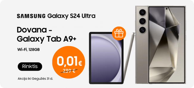 Samsung Galaxy S24 Ultra su dovana Tab A9 Plus, Mobili prekyba