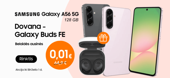 Samsung Galaxy A56 128GB su dovana, Mobili prekyba