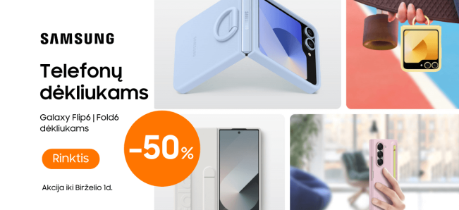 50% nuolaida Samsung Galaxy Flip6 Fold6 dėklams, Mobili prekyba