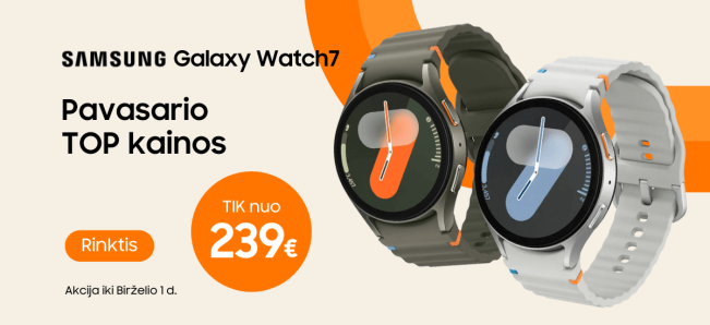 Samsung Galaxy Watch7 akcija, Mobili prekyba