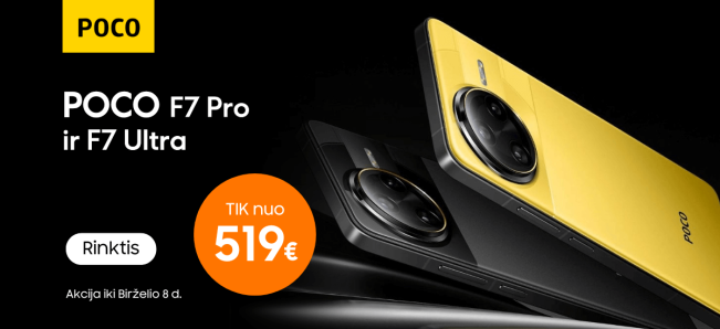 Poco F7 Pro ir F7 Ultra akcija, Mobili prekyba