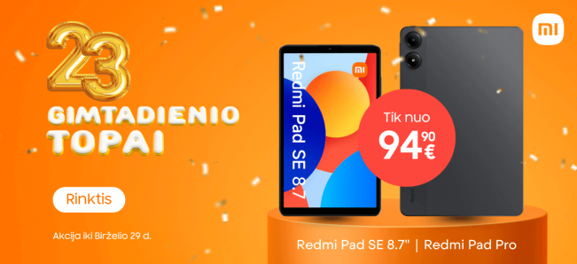 Xiaomi redmi Pad akcija, Mobili prekyba