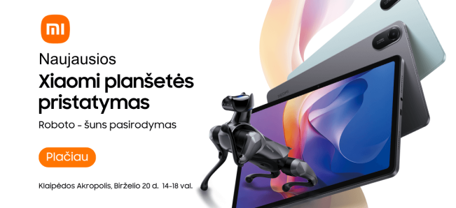 Xiaomi redmi Pad 2 planšetės pristatymo renginys Klaipėdos Akropolyje, Mobili prekyba