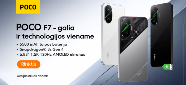 Poco F7 5G naujiena, Mobili prekyba