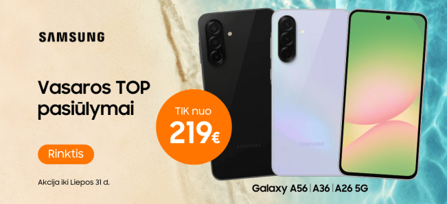 Samsung Galaxy A56 A36 A26 akcija, Mobili prekyba