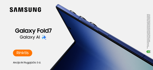 Samsung Galaxy Fold7 akcija naujiena, Mobili prekyba