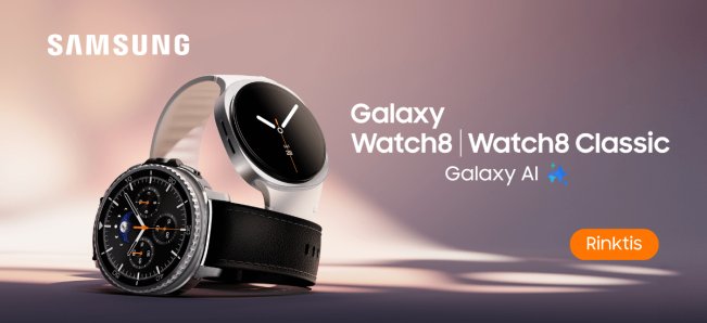 Samsung Galaxy Watch8 serija, naujiena. Mobili prekyba