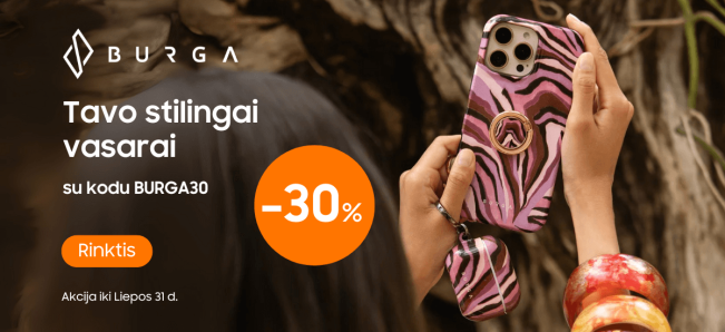 30% nuolaida Burga dėklams, Mobili prekyba