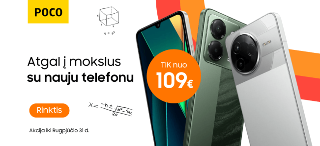 Poco C75, M7 Pro, X7, F7 serija su akcija, Mobili prekyba