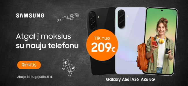 Samsung Galaxy A56 A36 A26 akcija, Mobili prekyba