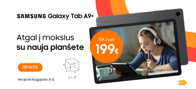 Samsung Galaxy Tab A9 Plus akcija, Mobili prekyba
