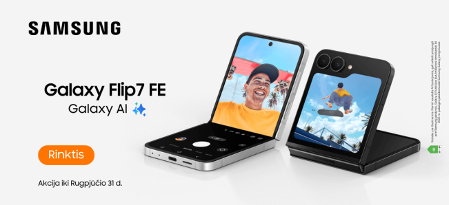 Samsung Galaxy Flip7 FE akcija, Mobili prekyba