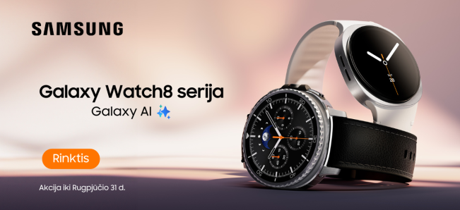 Samsung Galaxy Watch8 serija, naujiena. Mobili prekyba