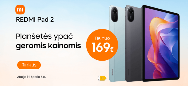 Xiaomi Redmi Pad 2 akcija, Mobili prekyba