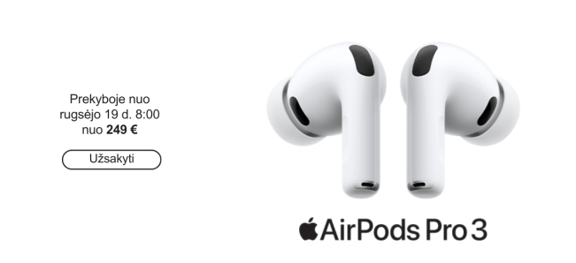 AirPods Pro 3 naujiena, Mobili prekyba