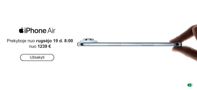 Apple iPhone 17 Air naujiena, Mobili prekyba