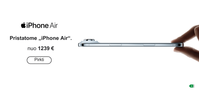 Apple iPhone Air prekyboje, Mobili prekyba