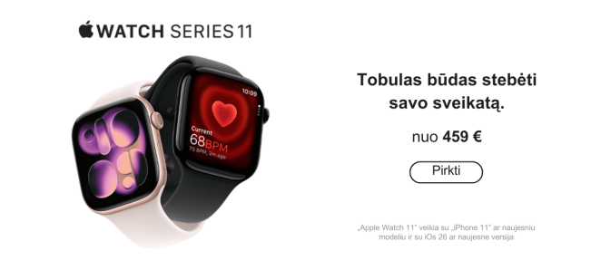 Apple Watch Series 11 prekyboje, Mobili prekyba