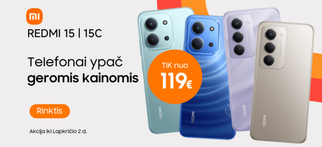 Redmi 15 ir Redmi 15C akcija, Mobili prekyba