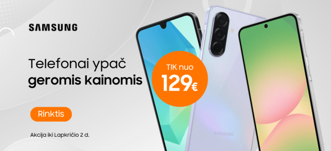 Samsung Galaxy A16 A36 A56 akcija, Mobili prekyba