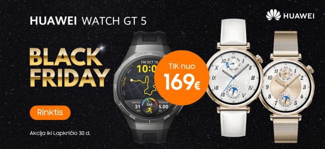 Huawei Watch GT 5 Black Friday akcija, Mobili prekyba