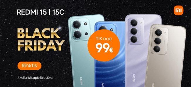 Redmi 15 ir Redmi 15C akcija, Mobili prekyba