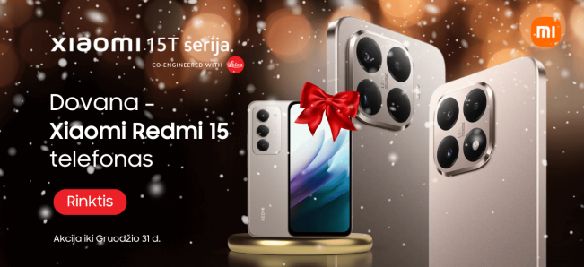 Xiaomi 15T serija su dovana, Mobili prekyba