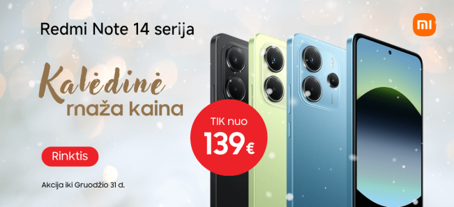Xiaomi Redmi Note 14 serija, akcija, Mobili prekyba
