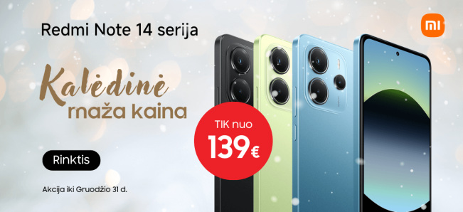 Xiaomi Redmi Note 14 serija, akcija, Mobili prekyba