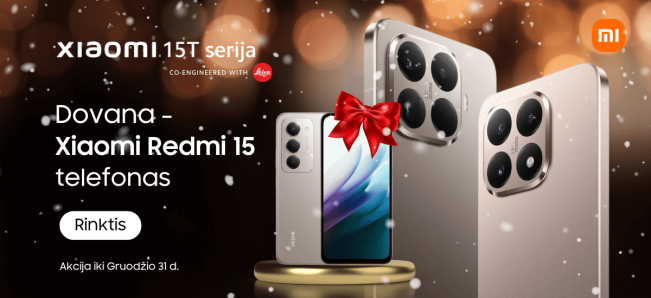 Xiaomi 15T serija su dovana, Mobili prekyba
