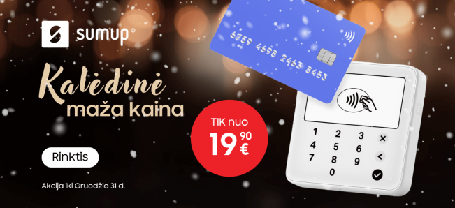 Sumup kortelių skaitytuvai - bet kokio tipo verslui, Mobili prekyba