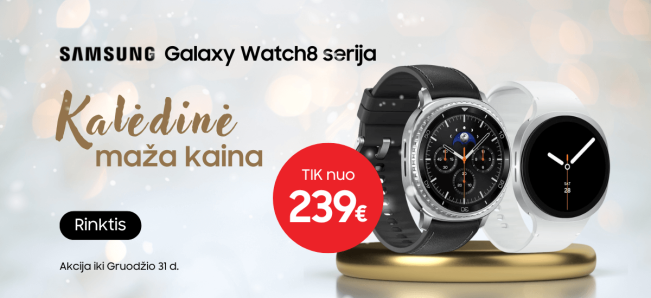 Samsung Galaxy Watch8 Kaledine akcija, Mobili prekyba