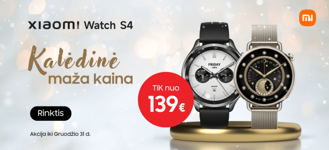 Xiaomi Watch S4 Kaledine akcija, Mobili prekyba