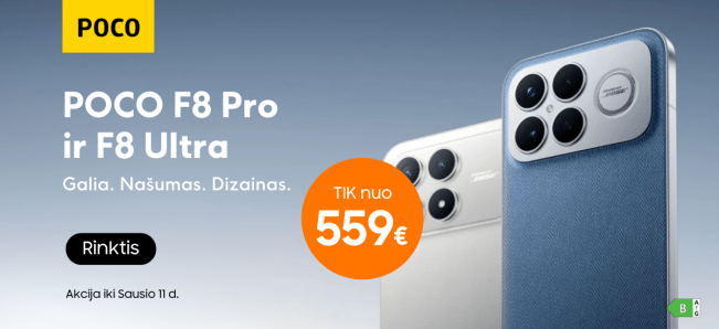 Poco F8 Pro ir F8 Ultra akcija, Mobili prekyba