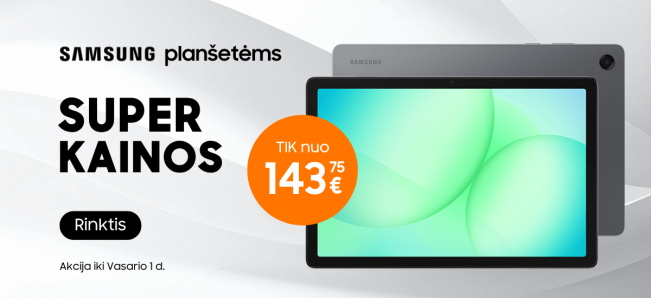 Samsung Galaxy Tab planšetės su akcija, Mobili prekyba